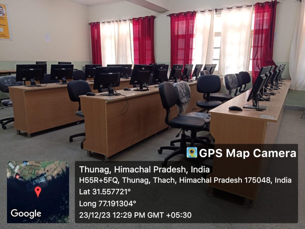 Computer Lab – Government College Seraj at Lambathach